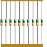 100K ohm 1/4 Resistors (10 pcs)