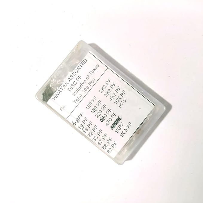 100 Pcs Capacitor Box (Ceramic Capacitor)