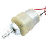 12 Volt-60 RPM Center Shaft DC Gear Motor (2 pcs)