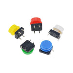 12x12x7.3mm round cap for tactile switches-(10 pcs)