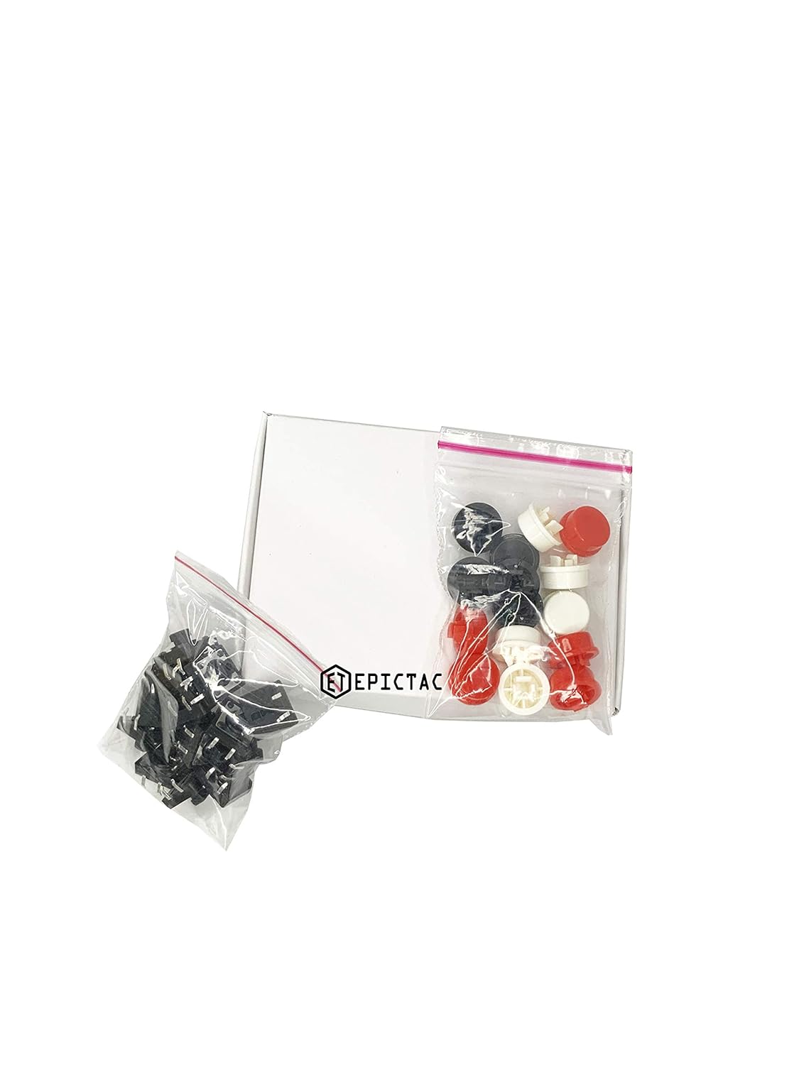 12x12x7.3mm round cap for tactile switches-(10 pcs)