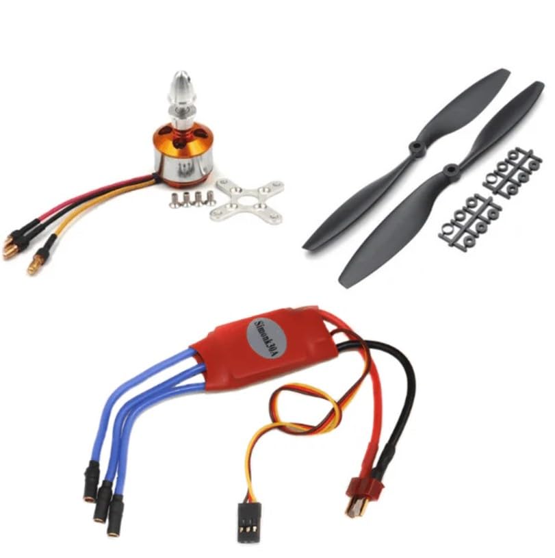 1400KV Brushless Motor & SimonK 30A ESC & 1045 Propeller (4 Pcs)