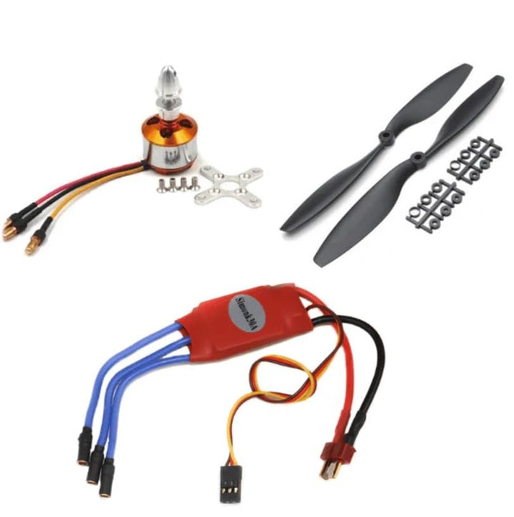 1400KV Brushless Motor & SimonK 30A ESC & 1045 Propeller (4 Pcs)