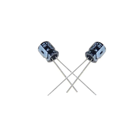 220uF 16V Electrolytic Capacitor (pack of 5)