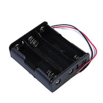 Black Plastic Storage Box Case Holder For Battery 3×18650 Cell Box