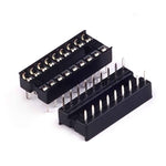 18-Pin DIP IC Socket (Through-Hole PCB Mount IC Base Socket)