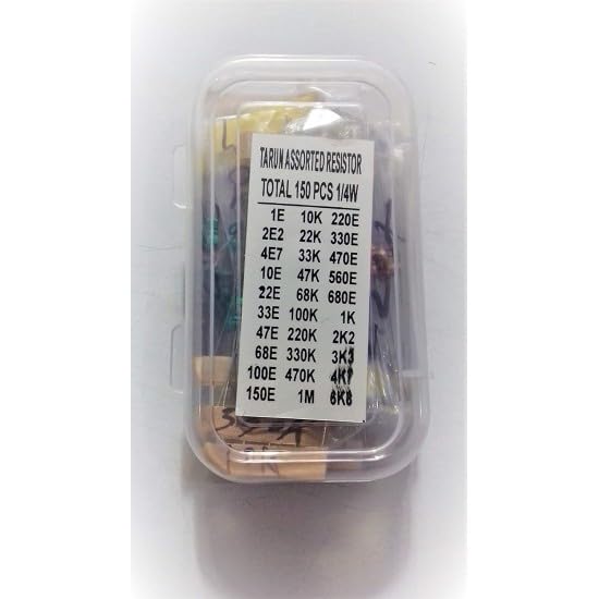 Resistor Box (150 Resistors and 30 Values)