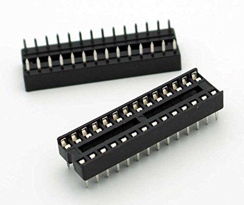 28-Pin DIP IC Socket (Through-Hole PCB Mount IC Base Socket)