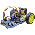 Robotic projects obstacle avoidance robot (3 wheel working robot kit)