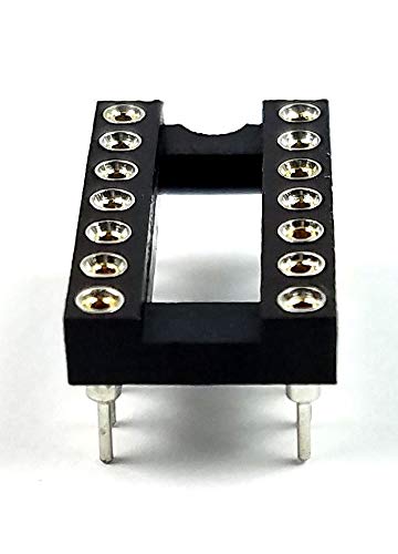 14-Pin DIP IC Socket (Through-Hole PCB Mount IC Base Socket)