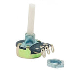 100k Ohm Linear Rotary Potentiometer (100k Ω Adjustable Variable Resistor)
