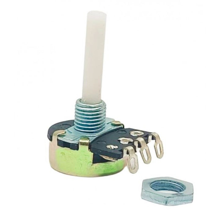 100k Ohm Linear Rotary Potentiometer (100k Ω Adjustable Variable Resistor)