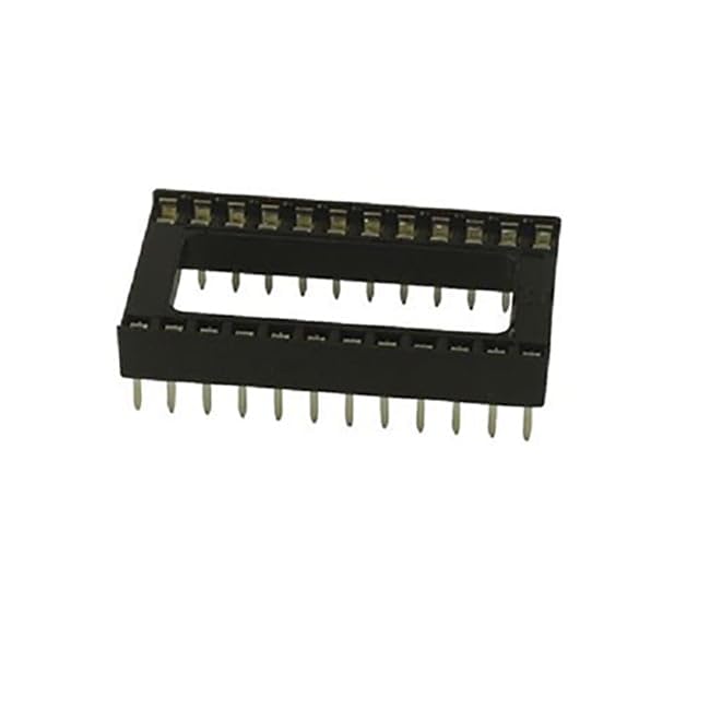 24-Pin DIP IC Socket (Through-Hole PCB Mount IC Base Socket)