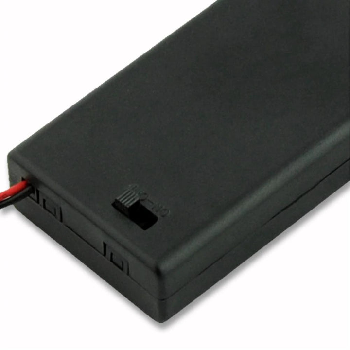 Li-on 2 cell battery case with switch