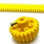 Rack and Pinion Gear Robot Kit for Single Side Teeth