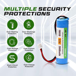 3.7 V 2000mAh Rechargeable Batteries Lithium-Ion Battery