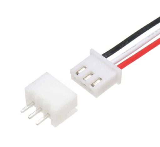 3-Pin JST XH Polarized Connector 2.54mm Pitch Male &amp; Female with Wire