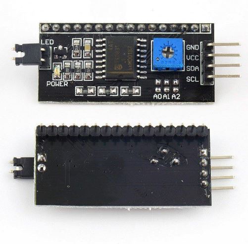 I2C Serial Interface Adapter Module for 16x2 (1602) Character LCD