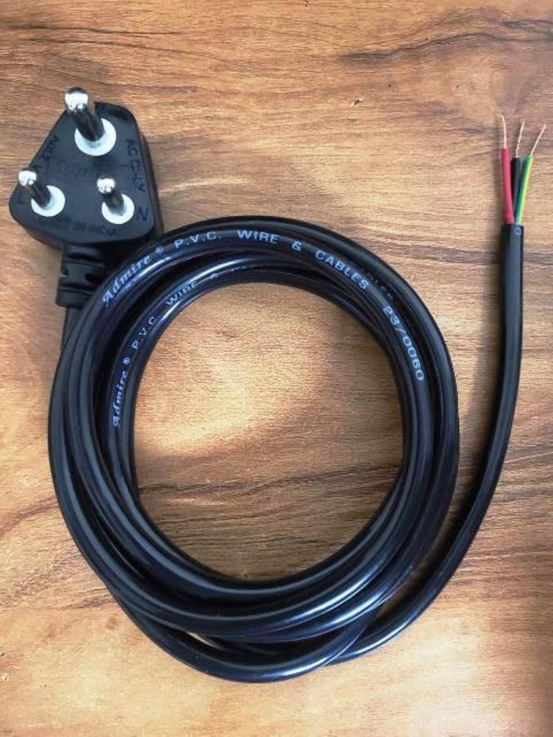 3 Pin Power Cord Cable 6A 250V (2 Pcs) – Electro Robo Store