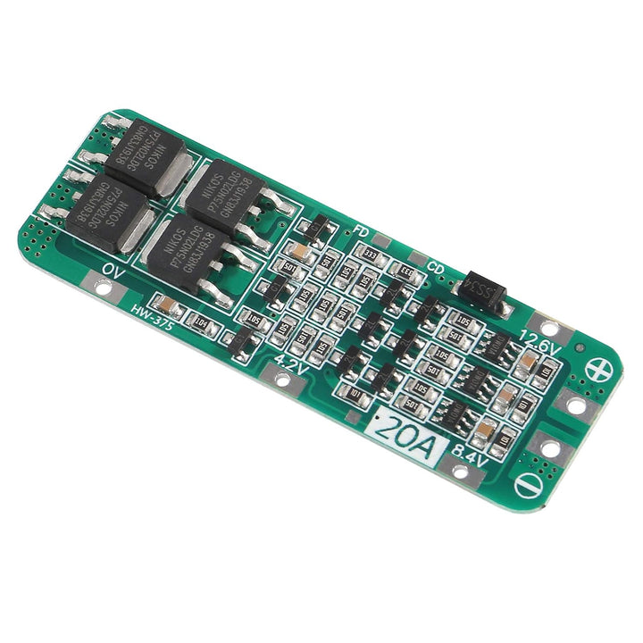 3 Series 20A BMS Circuit 18650 Lithium Battery (1 Pcs)