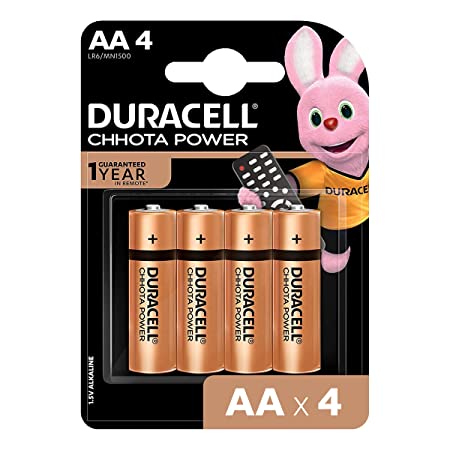 Duracell Chhota Power AA Battery – 1.5 V Alkaline (4pcs)
