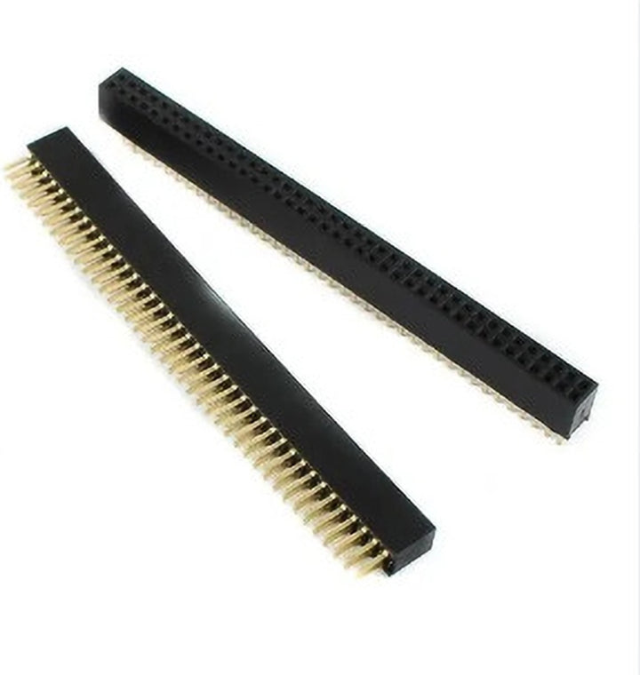 40×2 pin 1.27mm pitch female Berg Strip (5 pcs)