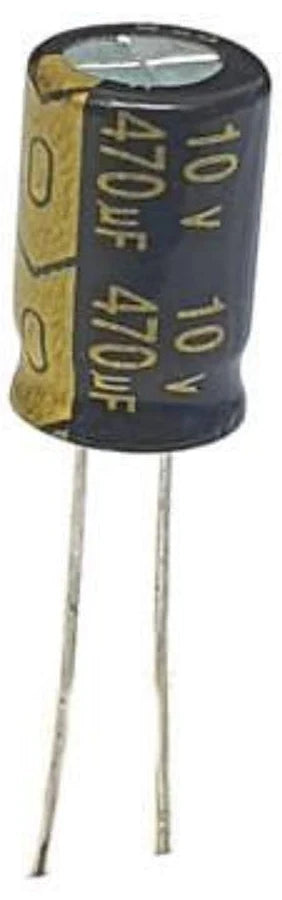 470uF 10V Electrolytic Capacitor (Pack of 5)