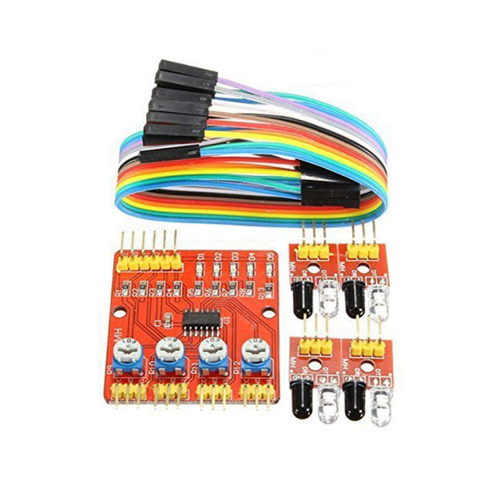 4 Channel IR Tracking Sensor Module