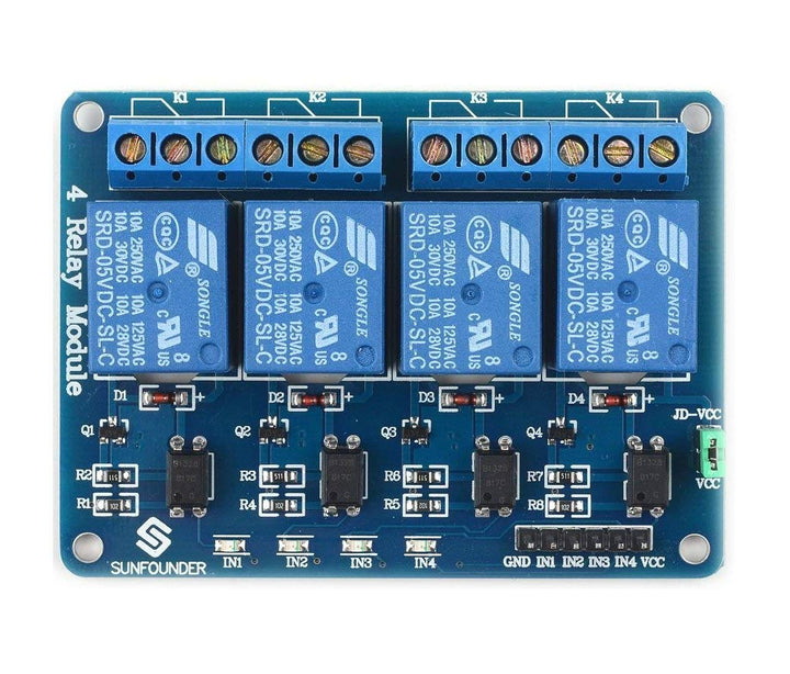 4 channel relay module 5 volts