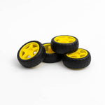 7 x 2 Cm Gear Motor Robot Wheels (2 Pcs)