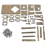 DIY 3 DOF 3-Axis Control Palletizing Robotic Arm Module with Servo Motor