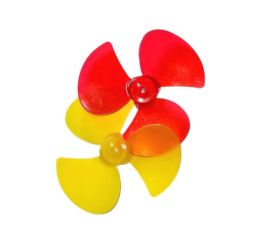 6 cm 3 Blade Fan for DC motor (5 Pcs)