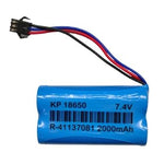 7.4V 2000 Mah 18650 (2 Cells Pack)