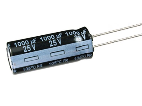 1000uf 25v (5 Pcs)