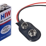 9V Original HW High Quality Battery WITH CLIP