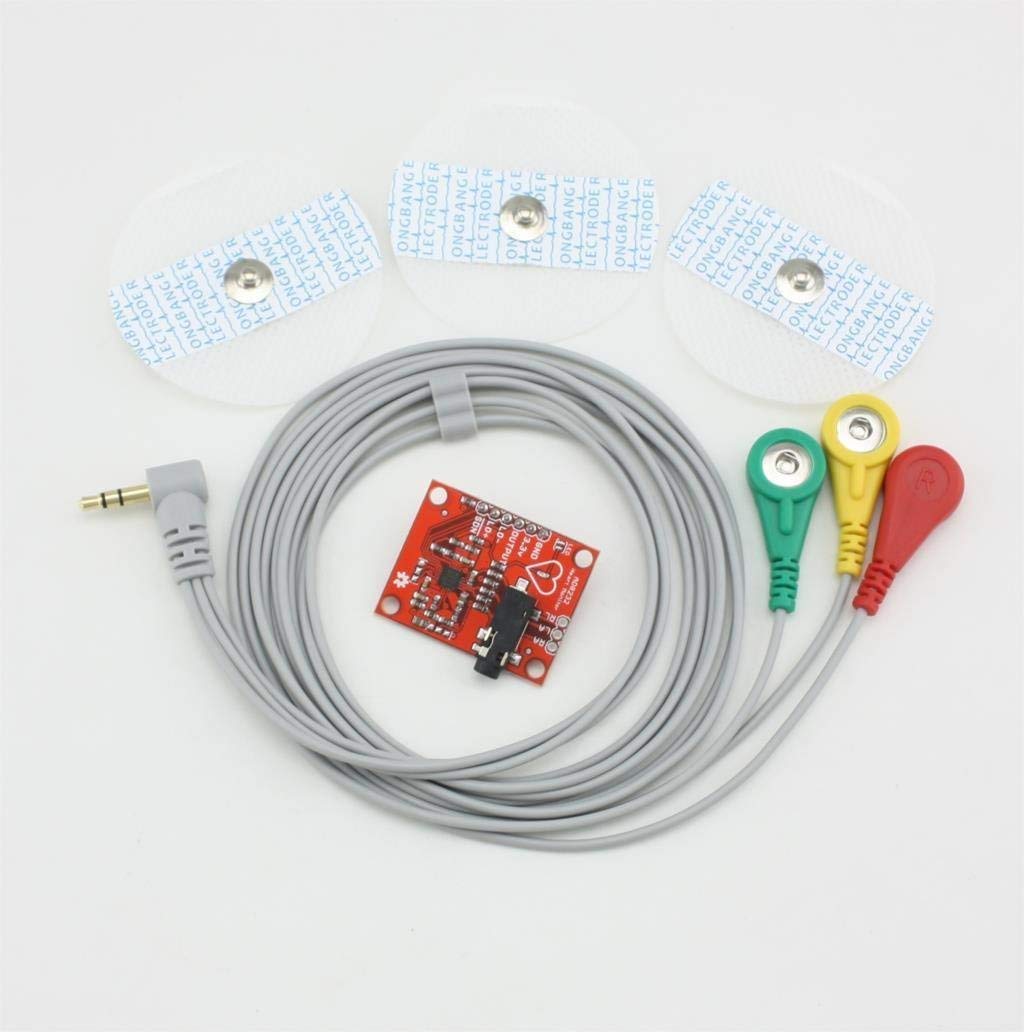 Pulse Monitor Module Buy AD8232 ECG Module Heart Rate Monitor Kit Online in India | Electro ...