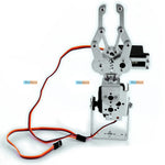 Complete set DIY 2DOF Robot Arm Manipulator Claw (Mechanical Metal Gripper) without motors