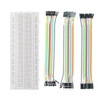 GL-12 840 Point Breadboard + 60 Pcs Jumper Wires Set