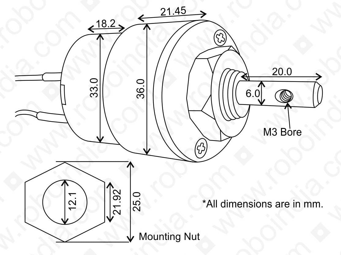 Geared DC Motor - 500 RPM with User Manual