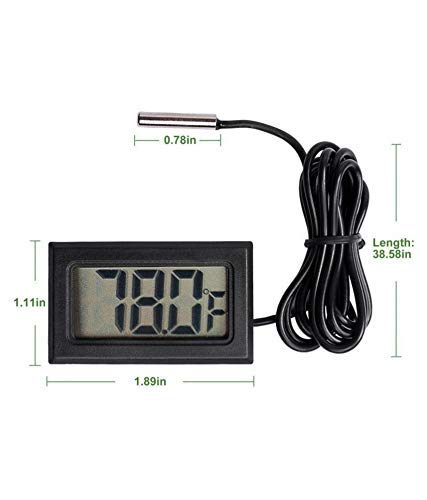 MINI LCD Digital Thermometer Sensor Wired