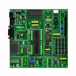 PIC microcontroller development board with PIC18F4620 chip