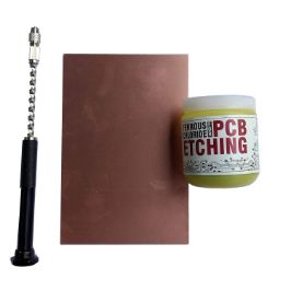 Pcb Design Kit (Pcb, Etching Powder, Handdrill, Drill Bit)