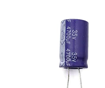 4700 micro farad 35 volt electrolytic capacitor
