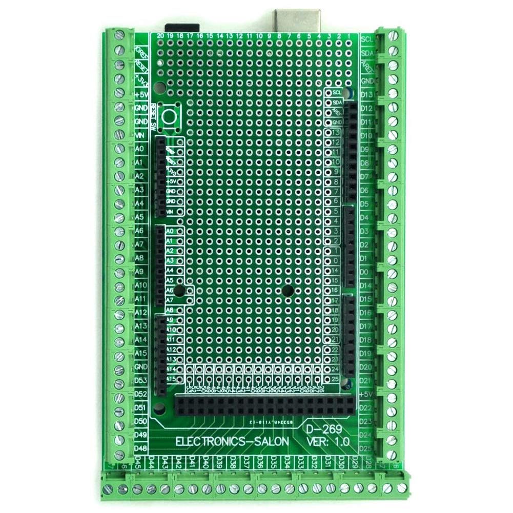 Mega 2560 Prototype Screw Terminal Block Shield Board