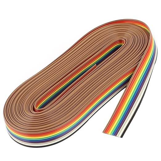 Multicolor Flat Ribbon Cable 10 wire per 1 meter
