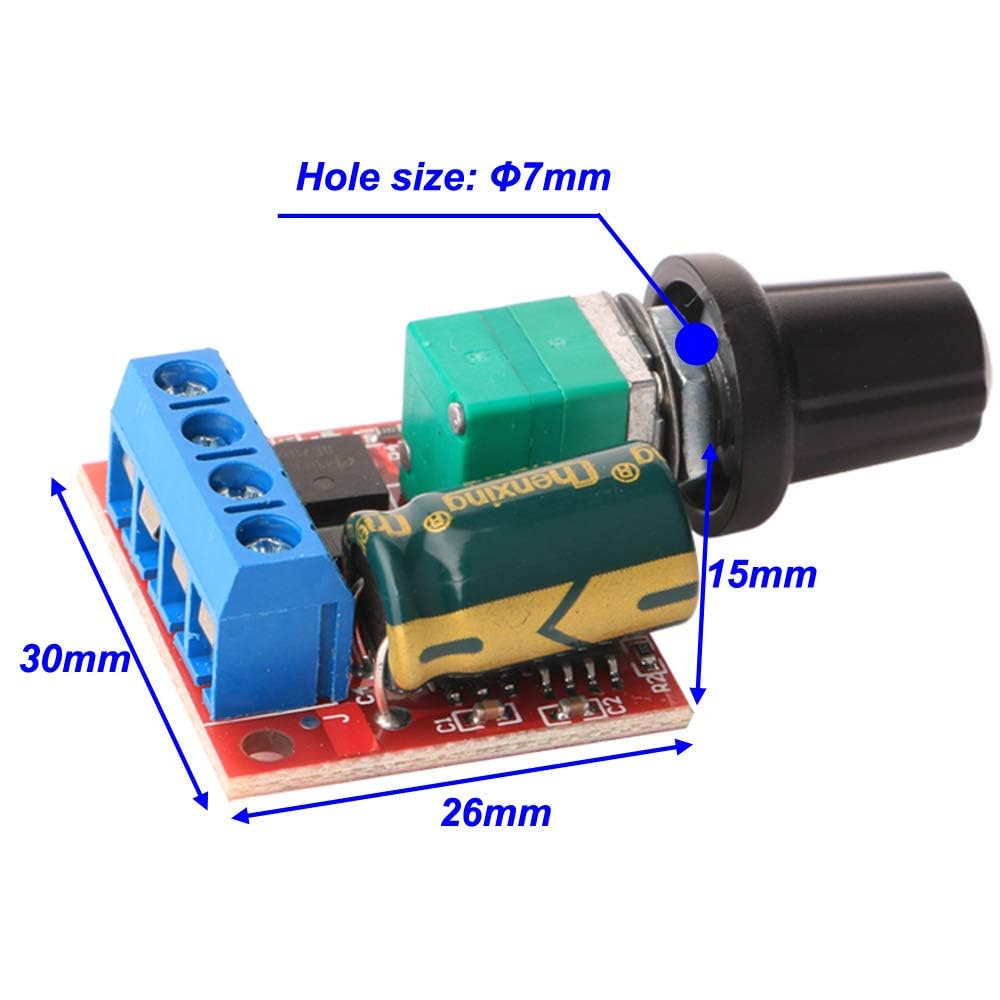 PWM DC Motor Speed Regulator(3V 6V 12V 24V 35V )