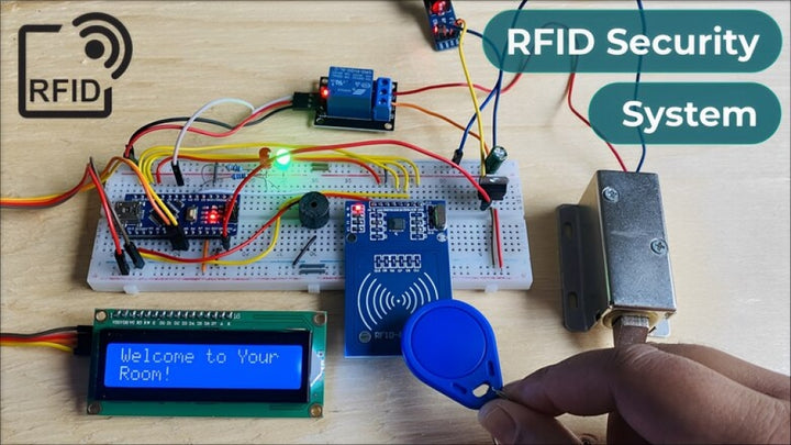 RFID Smart Door Lock Using Arduino Nano Product Components