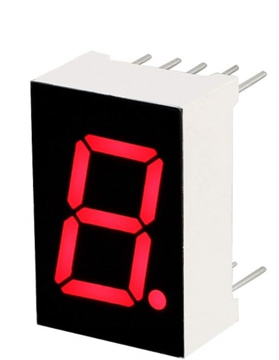 Red 1 Digit 7 Segment LED Display