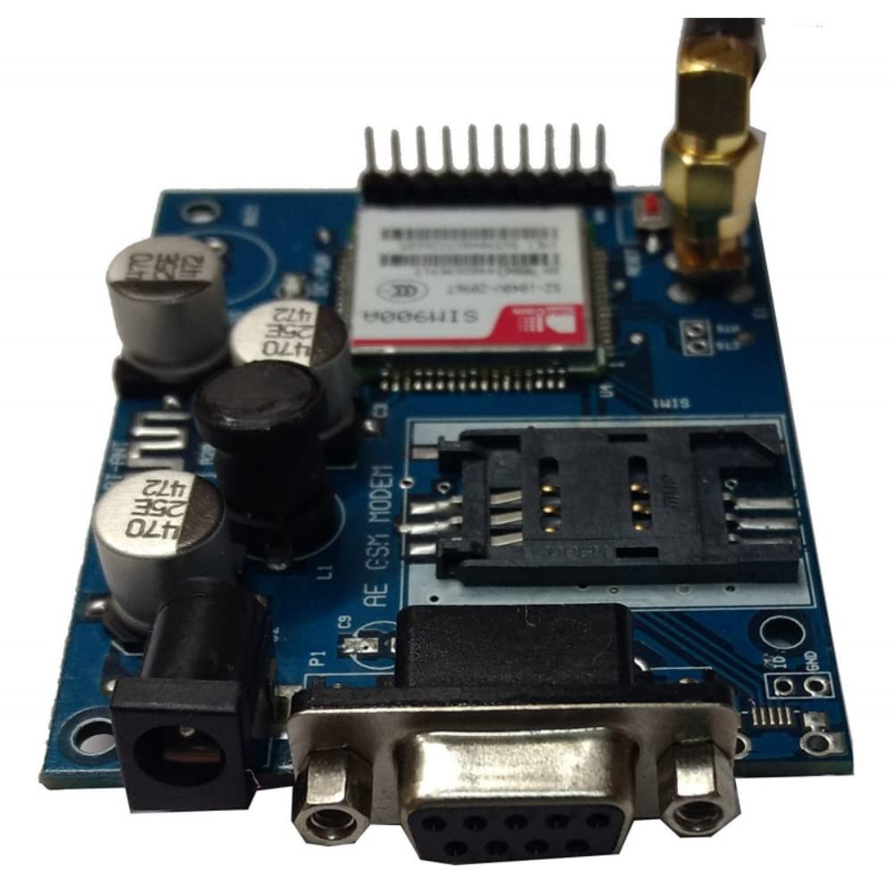 SIM900A GSM GPRS Module with RS232 Interface and SMA Antenna – Electro ...