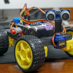 obstacle avoidance robot (4 wheel working robot kit)